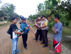 Cegah Virus Corona (Covid-19), Kapolsek Geragai : Lebih Baik Mencegah Dari Pada Mengobati