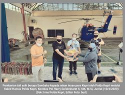 Pemberian Tali Asih dan Silahturahmi Insan Pers-Polda Kepri