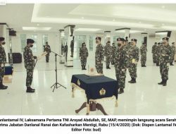 Danlantamal IV, Pimpin Sertijab Danlanal Ranai dan Kafasharkan