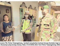 Sinergi Dengan TNI, Polres Tanjungpinang Bagikan 1000 Paket Sembako