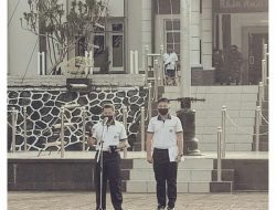 Prajurit dan PNS Lantamal IV Ikuti Apel Pembacaan Amanat KSAL Terkait Covid-19