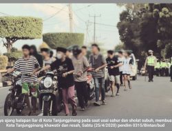 Buat Khawatir dan Resah, Balap Liar Ditertibkan Aparat Gabungan TNI-Polri dan Satpol PP