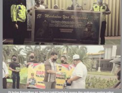 Bagi Takjil dan Makanan Sahur, Agenda Rutin Polres Tanjungpinang Selama Ramadhan