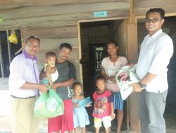 Dampak Covid-19, Gereja HKBP Bethania Resort Dame Bagikan Sembako ke Jemaat