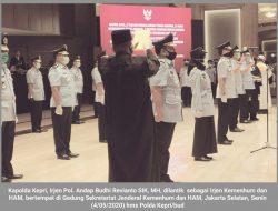 Eks Kapolda Kepri Jadi Irjen di Kemenhum dan HAM