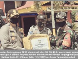 Targetkan Warga Kurang Mampu, Polres Tanjungpinang Buat Program “Sembako door to door”