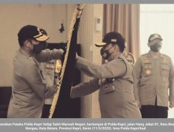 Pataka Polda Kepri Seligi Sakti Marwah Negeri, Diserahkan pada Irjen Pol Dr. Aris Budiman, M.Si
