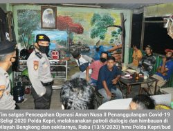 Cegah Covid-19, Polda Kepri Laksanakan Patroli Dialogis
