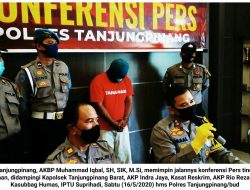 Ungkap Pembunuhan di Pantai Impian, Polres Tanjungpinang Gelar Konferensi Pers