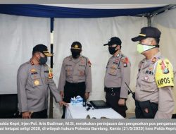 Kapolda Kepri Tinjau Pos Pengamanan Operasi Ketupat Seligi 2020