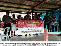 H-2 Lebaran, Polres Tanjungpinang Kembali Gelar Bhakti Sosial