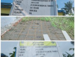 Setelah Disorot Awak Media, Kades Perbaharui Papan Informasi Kegiatan
