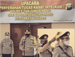 Kapolres Tanjungpinang Serahkan Tugas Kasat Intelkam pada AKP Buskardi