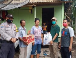 Kepala Desa Lagan Ulu Serahkan Bantuan Jaring Pengaman Sosial Covid -19 Gelombang ke-2 By Name By Address (BNBA)