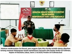 Sambut Hari Lahir Pancasila, Saka Wira Kartika (Kodim 0315/Bintan) Gelar Kegiatan Kreatif