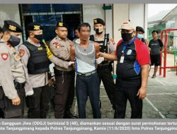Resahkan Warga, Sat Shabara Polres Tanjungpinang Amankan ODGJ