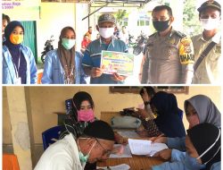 TIM Pengabdian UNRI Bantu Pemdes Hangtuah Distribusikan BLT DD Tahap III