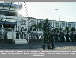 Asintel Danlantamal IV Berikan Pengarahan pada Prajurit dan PNS tentang Disiplin, Covid-19 dan Bermedsos