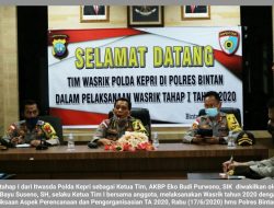 Tim Wasrik Itwasda Polda Kepri Kunjungi Polres Bintan