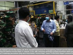 Wakili Danlantamal IV, Danlanal Batam Dampingi Plt Gubernur Kepri Tinjau Kawasan Industri