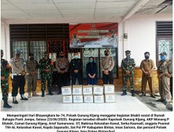 Peringati Hari Bhayangkara, Polsek Gunung Kijang Gelar Bhakti Sosial di Panti Jompo