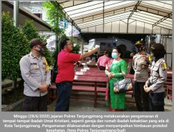 Salus Populi Suprema Lex Esto: Polres Tanjungpinang Berikan Pengamanan Tempat Ibadah Kristiani