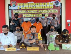 POLRES Bintan Musnahkan Barang Bukti Narkotika Dan Psikotropika