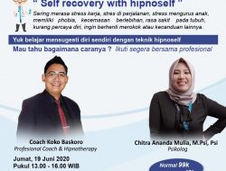 Behave Clinic : Self Recovery With Hipnoself Online Class With Zoom