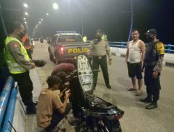 Jajaran Polsek Sungai Sariak Lakukan Patroli Rutin, Sejak Di Berlakukannya New Normal.