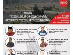 Webinar | Kilas Balik Penerapan PSBB dan New Normal dari Sisi Hukum