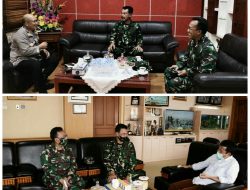 Danlantamal IV Silahturahmi ke Polda Kepri dan Pemko Batam
