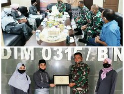 Dandim 0315/Bintan Sambut Kunjungan Ketua Bawaslu Tanjungpinang