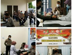 Sempena Hari Bhayangkara ke-74, Polres Bintan Gelar Donor Darah