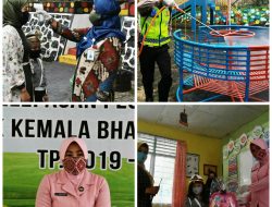 Bagi Rapor di TK Kemala Bhayangkari 08, Karina Iqbal: Harus Taati Protokol Kesehatan