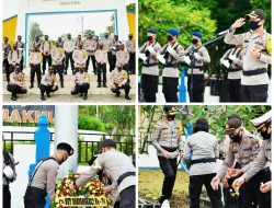 Bhayangkara 74: Polres Bintan Ziarah di TMP Dwikora
