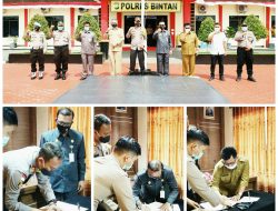 Terkait Penerimaan Anggota Polri, Disdik Kepri dan Bintan Teken MoU dengan Polres Bintan
