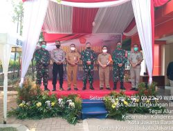 Paban 1/Ren Ster TNI Didampingi Dandim 0503/JB Laksanakan Komsos Kreatif Di Tegal Alur
