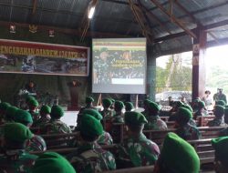 Danrem 174 Merauke Berikan Pengarahan Kepada Prajurit Se-Garnisun Mimika