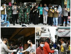 Kapolres Tanjungpinang Tinjau Pelaksanaan New Normal di Pasar Baru