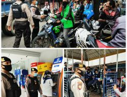 Adaptasi Kebiasaan Baru Sat Shabara Polres Tanjungpinang Laksanakan Patroli Sinar Biru