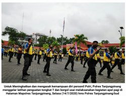 Asah Kemampuan, Personil Polres Tanjungpinang Latihan Tongkat dan Borgol