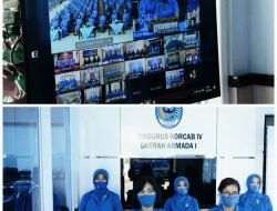 Melalui Vicon Korcab IV DJA I Ikuti Pembekalan dari Ketua Umum Jalasenastri
