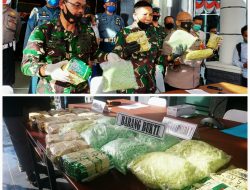 Tim F1QR Gabungan Koamarda I Gagalkan Penyeludupan 38.4 Kg Sabu dan 40.000 Butir Ekstasi Asal Malaysia