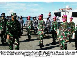 Danlantamal IV Lepas Peserta Glagaspur Tingkat III ‘2020