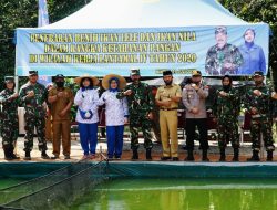 Dukung Pemerintah Soal Ketahanan Pangan, Lantamal IV Tebar Bibit Ikan di Bintan