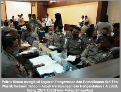 Polres Bintan Ikuti Wasrik Tahap II