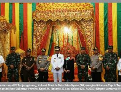 Wadanlantamal IV Hadiri Acara Tepuk Tepung Tawar Pelantikan Gubernur Kepri