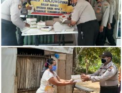Polsek Kawasan Bandara RHF Gelar Dapur Umum