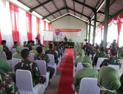 Danrem 045 Gaya Tinjau Perumahan Pabata Kodim 0431 Bangka Barat, dan Peletakan Batu Pertama Pembangunan Musholla Al Kautsar