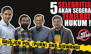 Brigjen Pol (Purn) Drs. Siswandi | Lima Selebritis Yang Akan Tersandung Narkoba